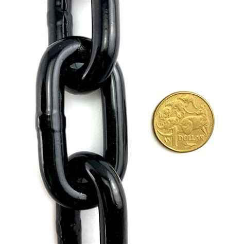 black steel box chain|black powder coated chain.